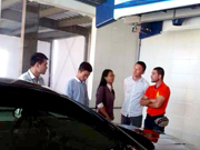 镭豹360全自动电脑洗车机质优价廉,震撼欧美市场