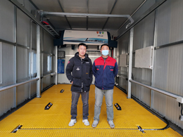 用户案例,镭豹360极速型洗车机北京市昌平区和瑞众联科技安装完成投入使用