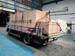 发货现场,15VIP太阳集团“医院专用洗车消毒一体机”发往宁波市镇海区人民医院
