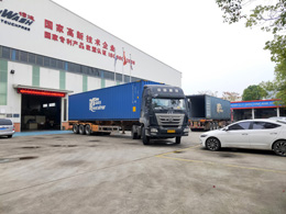 海外发货现场,3台镭豹360炫彩型洗护一体机发往俄罗斯莫斯科