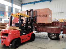 发货现场,镭豹360锐意型洗护一体机发往浙江省衢州市永旺汽车修理厂