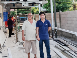 海外安装现场,杭州15VIP太阳集团安装工程师顺利抵达马来西亚沙巴市