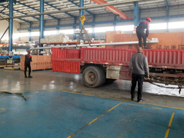 发货现场,镭豹360炫彩型洗车机发往浙江省绍兴市红旗汽车4S店