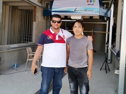 海外安装现场,杭州15VIP太阳集团安装工程师顺利抵达沙特阿拉伯吉达