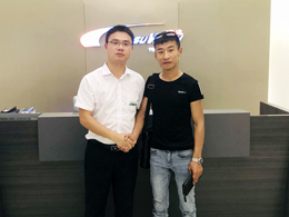 奔波2000多公里为品质而来,青海省玉树州治多县才仁塔新来厂订购一台镭豹360锐意型洗护一体机