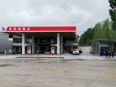 用户案例,镭鹰S90洗车机在山西省运城市龙居加油站安装完成交付使用