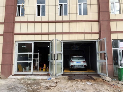 用户案例,镭鹰X1洗车机在新疆伊宁市爱驰汽车服务中心安装完成交付使用