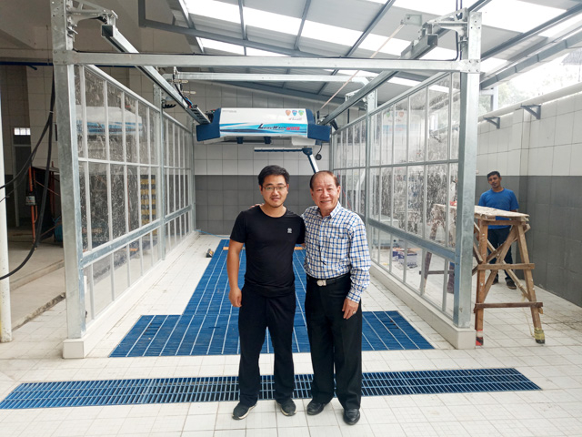 海外用户案例:镭豹WIN5镀膜风干一体机在印尼雅加达CV. EASTERN DEPO安装完成交付使用