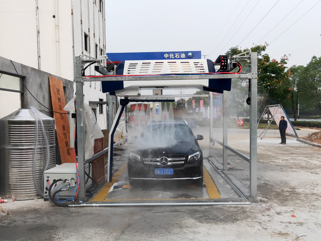 镭豹350用户案例:湖北省宜昌市中化石油加油站