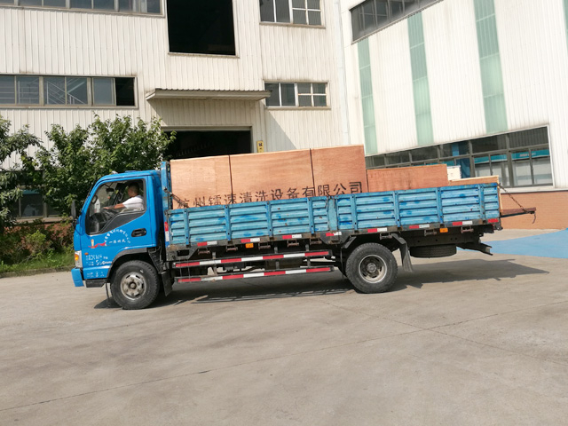 发货现场:镭鹰S90洗车机吉林省四平市昊洋加油站