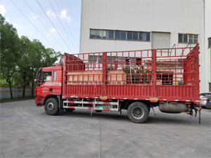 产品好发货快,镭豹360锐意进取型洗车机发往江苏省南京市晶秀车汽车服务