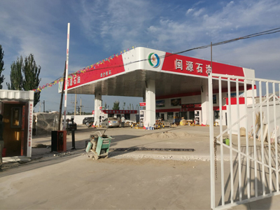 客户满意加好评,镭鹰X1洗车机在新疆喀什墩巴格加油站安装完成