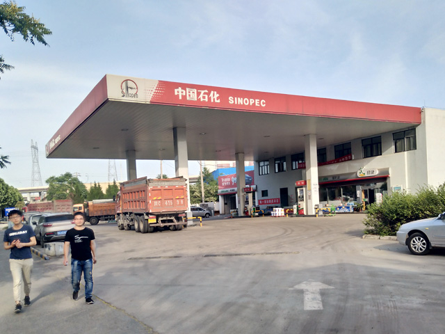镭鹰S90用户案例:陕西省宝鸡市中国石化加油站