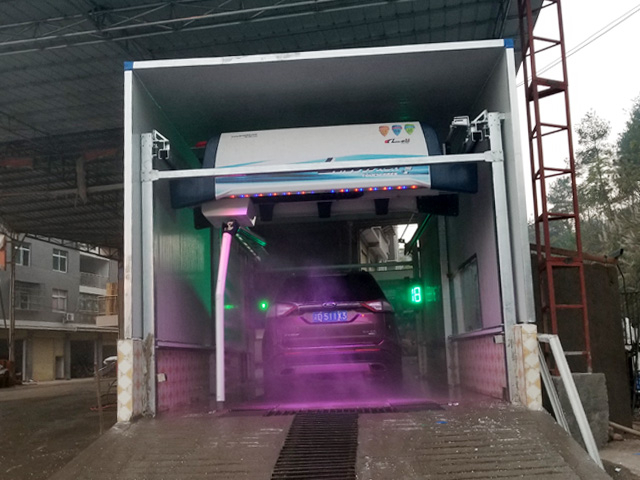 镭豹360用户案例:重庆云阳县兄弟洗车场