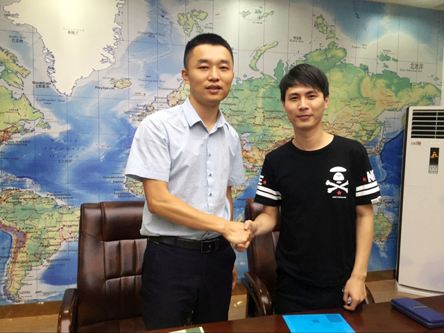 澳门陈先生二次到访15VIP太阳集团,订购镭豹WIN5洗车机
