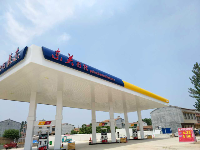 镭豹350用户案例,河南省商丘市陵县东关石化加油站