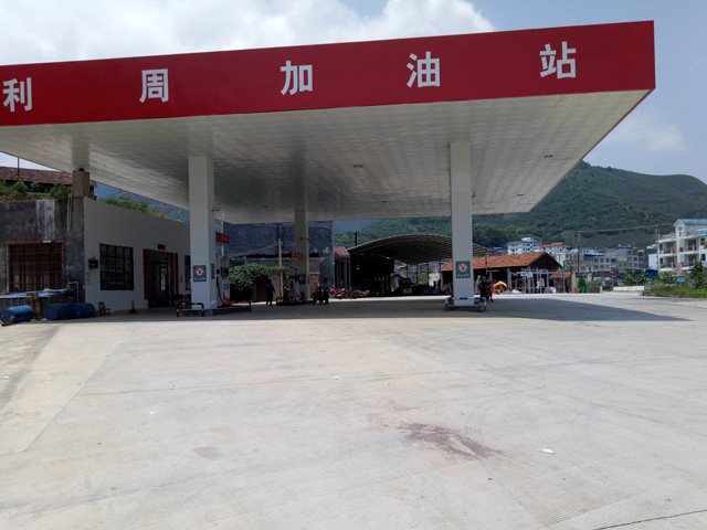 镭豹350用户案例,广西省百色市田林利周加油站
