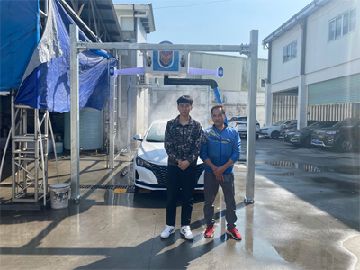 用户案例,镭鹰X1洗车机在广东省中山市长安汽车4S店安装完成交付使用