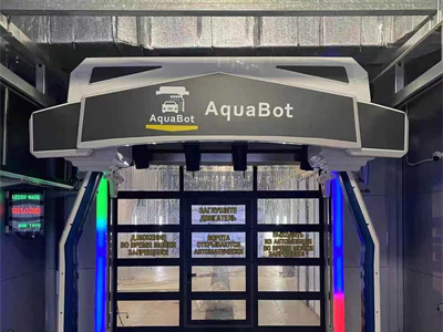 海外市场持续热销,俄罗斯萨马拉Aquabot LLC再订一台镭豹360炫彩型洗车机