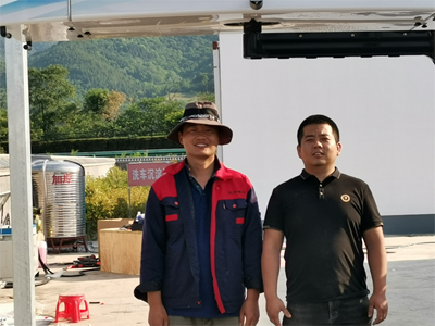 疫情之下,15VIP太阳集团快速高效的装机服务赢得了陕西省商洛市丹凤县桃园加油站高度认可