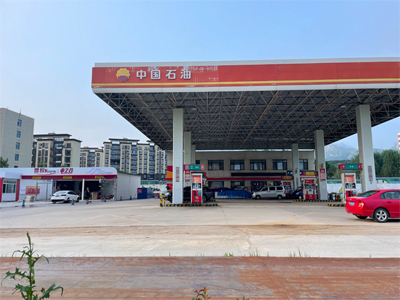 用户案例,镭鹰X1洗车机在山东省青岛市中国石油加油站安装完成交付使用