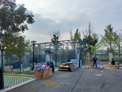 用户案例,镭豹360锐意型洗车机在江苏省南京市出入境检查站安装完成交付使用