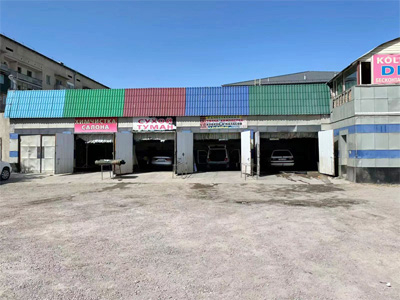 海外市场持续热销,哈萨克斯坦AZIA公司订购一台镭鹰S90全自动洗车机