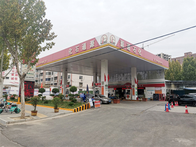 用户案例,两台镭鹰S90洗车机在河南省周口市源通石化加油站安装完成