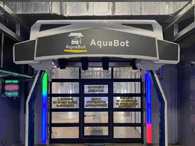 海外老客户的信赖,俄罗斯萨马拉Aquabot LLC两次订购两台镭豹360炫彩型洗车机