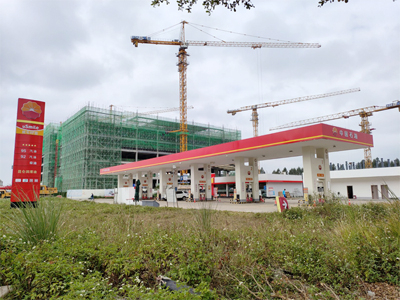 2023用户案例,镭翼SG仿形洗车机在广东省惠州市中国石油加油站安装完成交付使用
