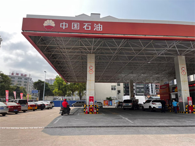 用户案例,镭翼SG仿形洗车机在广东省梅州市中国石油加油站安装完成投入使用