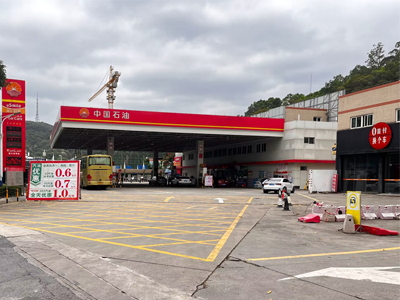 用户案例,镭翼SG仿形洗车机在广东省惠州市中国石油上排加油站安装完成投入使用