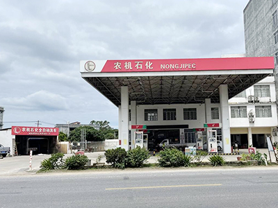 用户案例,镭鹰S90旗舰型洗车机在广西玉林市博白县农机石化加油站安装完成交付使用