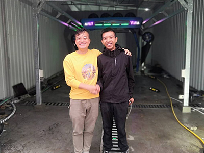 用户案例,镭鹰S90旗舰型洗车机在陕西省宝鸡市凱顺汽车服务安装完成