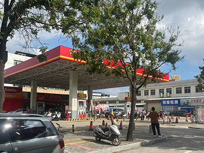 用户案例,镭翼SG仿形洗车机在广东省江门市加油站安装完成投入使用