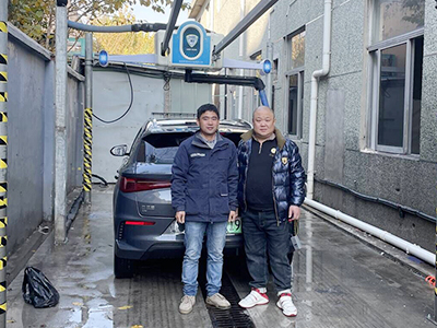用户案例,镭鹰X1洗车机在江苏省常州市比亚迪4S店安装完成交付使用