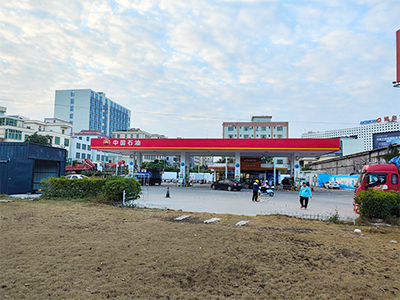 用户案例,镭鹰S90旗舰型洗车机在广东省茂名市爱群加油站安装完成交付使用