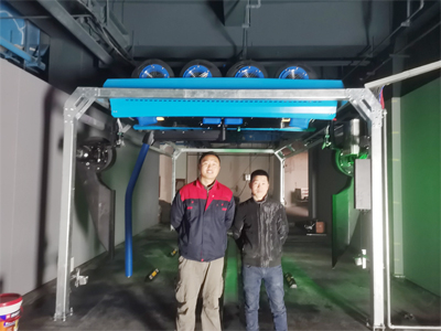 用户案例,镭鹰S90旗舰型洗车机在山西省吕梁市柳林县鑫晟渊汽车服务中心安装完成交付使用