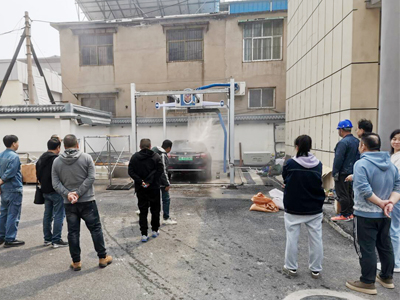 用户案例,镭鹰X1洗车机在河南省安阳市安装完成交付使用
