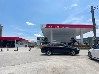 用户案例,镭鹰X1洗车机在湖南省怀化市靖贮加油站安装完成交付使用
