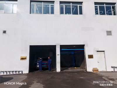 用户案例,镭鹰S90旗舰型洗车机在辽宁省沈阳市金廊林肯中心安装完成交付使用