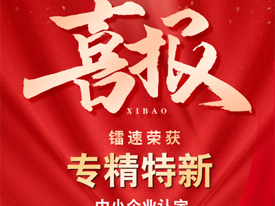 喜讯！热烈祝贺15VIP太阳集团荣获浙江省“专精特新”中小企业认定！