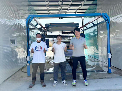 海外用户案例，LEISUWASH S90旗舰型自动洗车机在泰国乌汶安装完成交付使用
